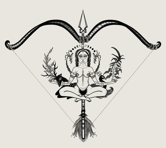 artemis, goddess of the hunt