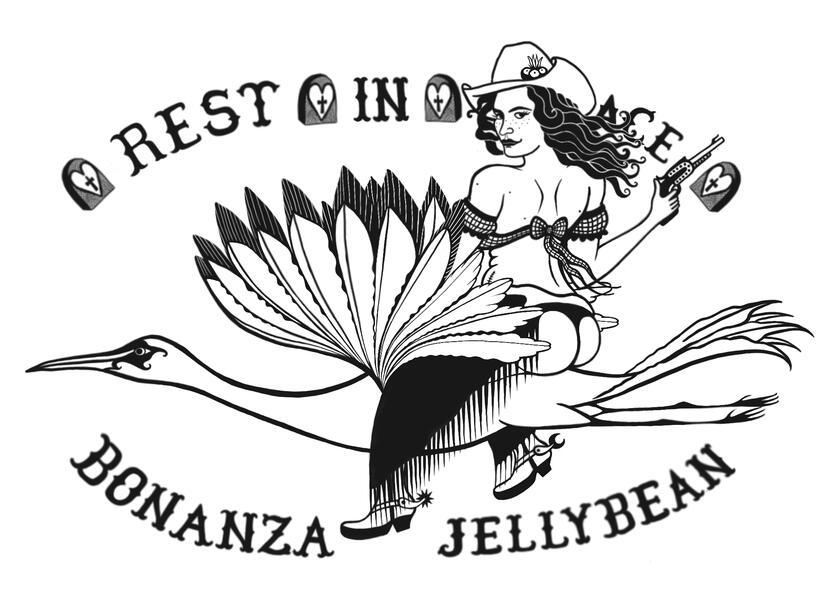 rest in peace, bonanza jellybean