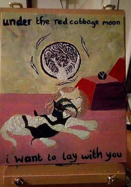 under the red cabbage moon