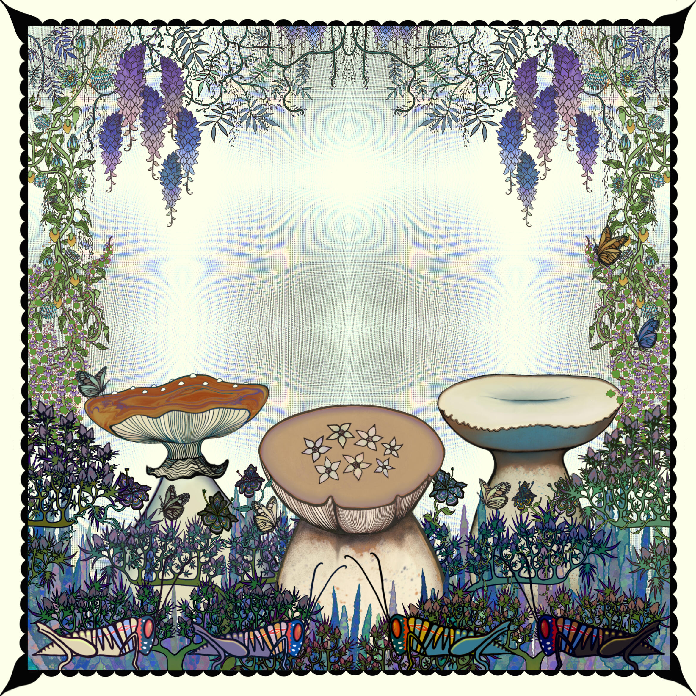 back cover for the album